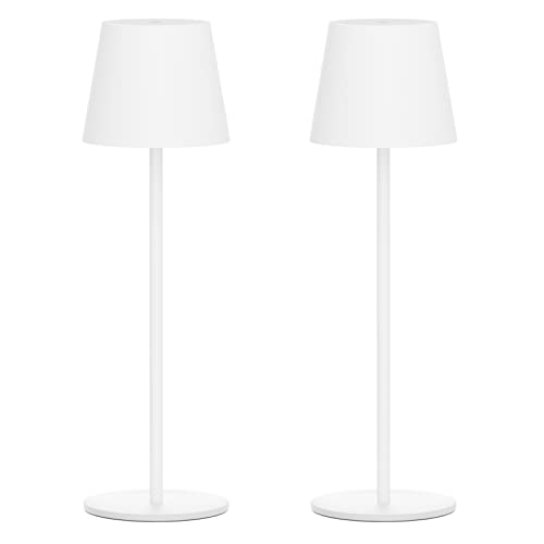 Klighten 2 St Ck Led Dimmbare Akku Tischlampe