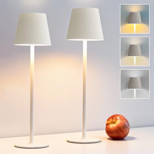 Deelux 2 St Ck Kabellose Akku Tischlampe Tischleuchte