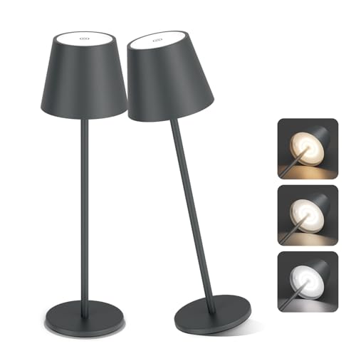 Aipsun 2 St Ck Dimmbare Led Akku Tischleuchte