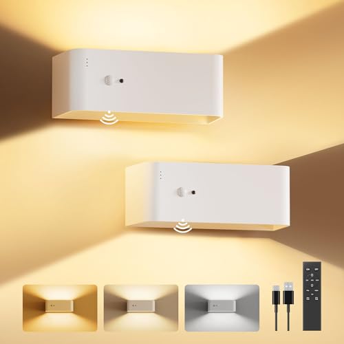 Fulnix Akku Wandleuchten Innen Mit Bewegungsmelder Mit Fernbedienung