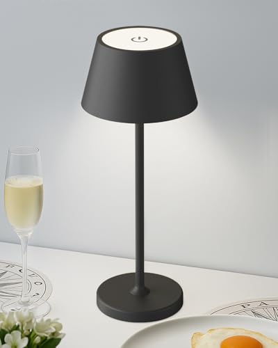 Chenfec Akku Tischleuchte Vollmetall Mit 4000mah Akku Led