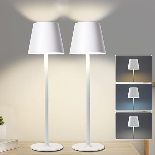 Jueholla Led Tischlampe Dimmbare Led Akku Tischleuchte Kabellos