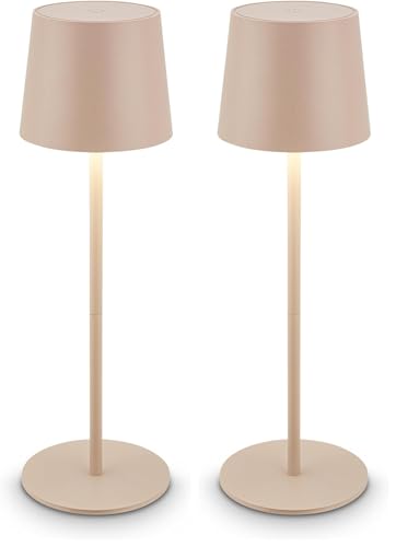 Briloner Led Tischlampe Kabellos Ip44 Mit Touch Dimmbar