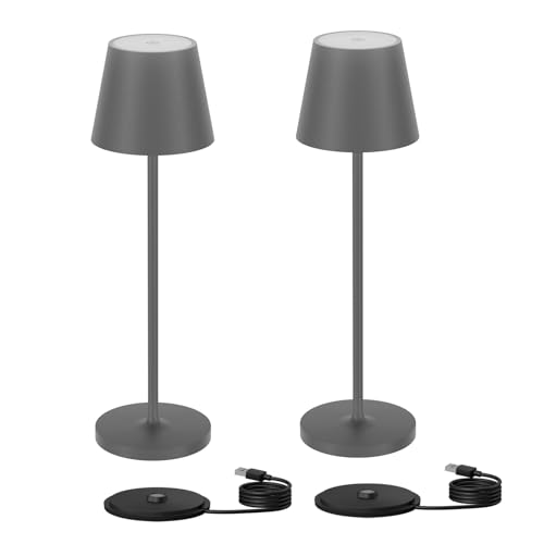 Klighten 2 St Ck Dimmbare Led Akku Tischlampe