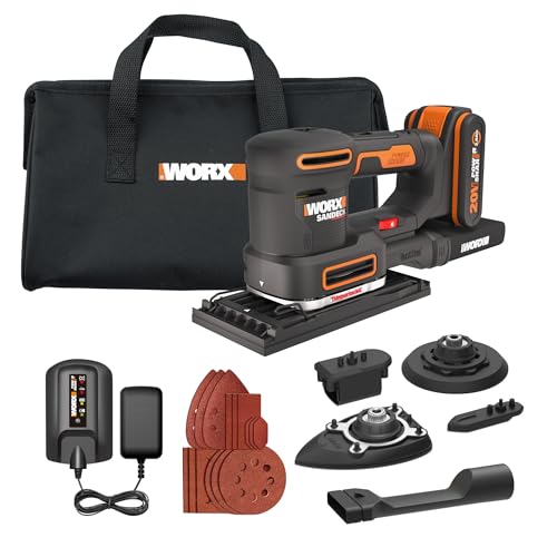 Worx Wx820 Akku Multischleifer Schleifen Ohne Staub 5