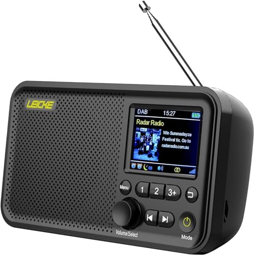 Leicke Tragbares Dab Radio Mit Bluetooth 5 0