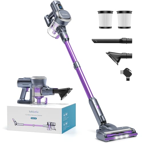 Lubluelu Akku Staubsauger Mit 25000pa Saugleistung Staubsauger Kabellos