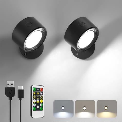 Led Wandleuchte Innen 2 St Ck Akku Wandlampe