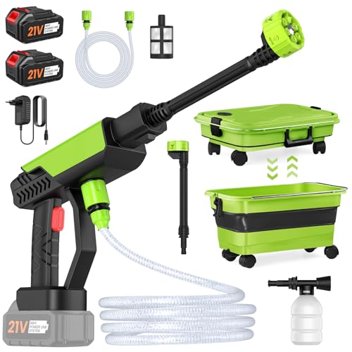 Akku Hochdruckreiniger 30 Bar Tragbarer Hochdruckreiniger Mit 2