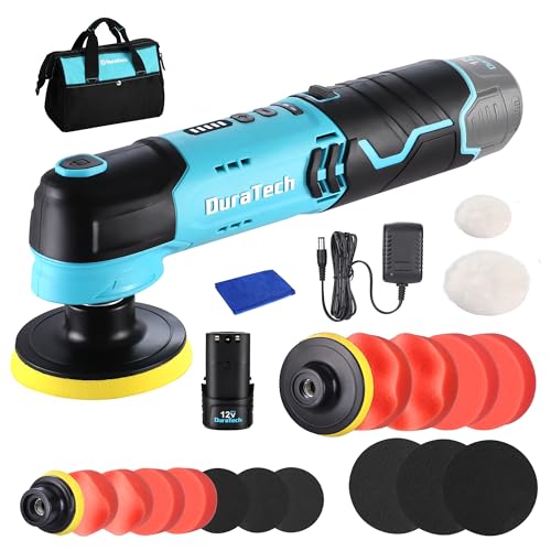 Duratech Akku Poliermaschine 12v Mini Auto Polierer 3000rpm