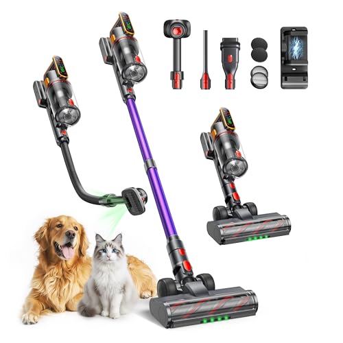 Fieety Akku Staubsauger 600w 50kpa 65min Staubsauger Kabellos