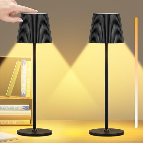 Onherm 2 St Ck Led Tischlampe Kabellos Akku