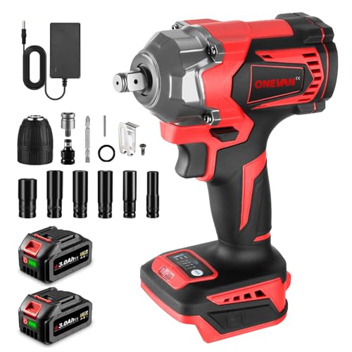 Onevan Akku Schlagschrauber B Rstenloser Schlagschrauber Elektrisch 700nm