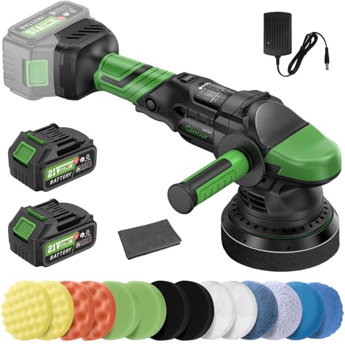 Ginour Poliermaschine Auto 21v 900w Poliermaschine Akku Set