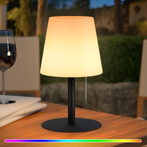 Uuffoo Led Akku Tischlampe Kabellos Led Tischleuchte 7