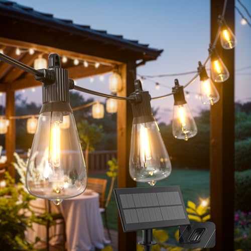 Kawaya Solar Lichterkette Au En 10m Led Lichterkette