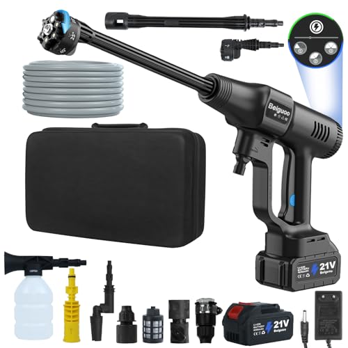 Akku Hochdruckreiniger 100bar Akku Druckreiniger 3 Gang Modus