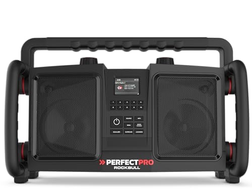 Perfectpro Baustellenradio Rockbull Dab Und Ukw Empfang Bluetooth