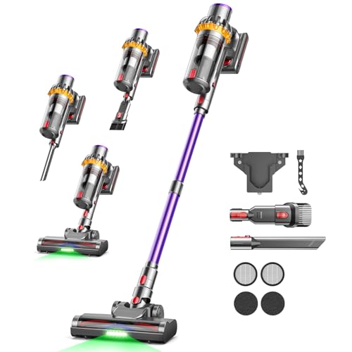 Fitnynxos Akku Staubsauger 45000pa 580w 70mins Ultraleichter Staubsauger