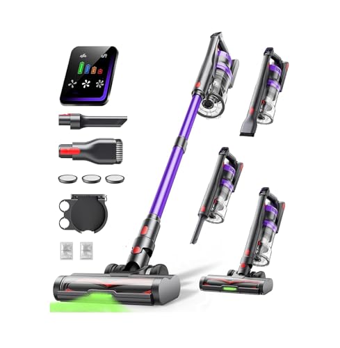 Powerffy Akku Staubsauger 600w 50kpa 65min Staubsauger Kabellos