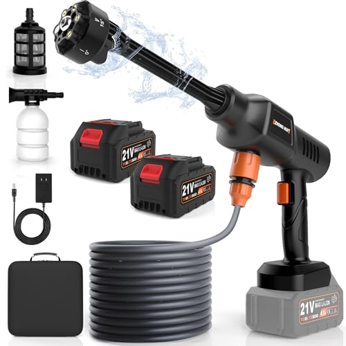 Absead Akku Hochdruckreiniger 21v 2000psi 4 5l Min