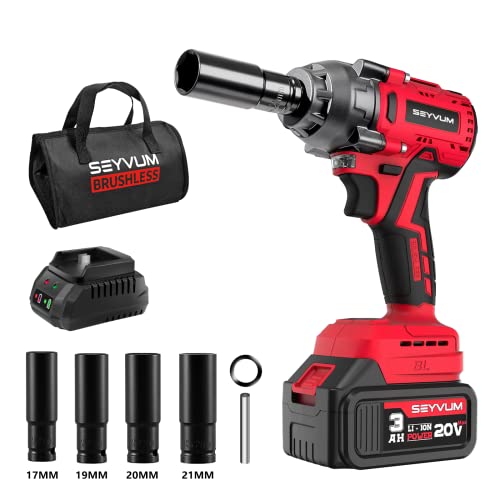 Seyvum Akku Schlagschrauber Mit 3 0ah Akkus Schlagschrauber
