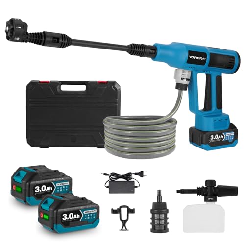 Yofidra Akku Hochdruckreiniger Druckreiniger Autowaschpistole 6 In 1