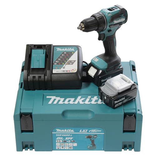 Makita Ddf490rfj Akku Bohrschrauber 18v 3 0 Ah