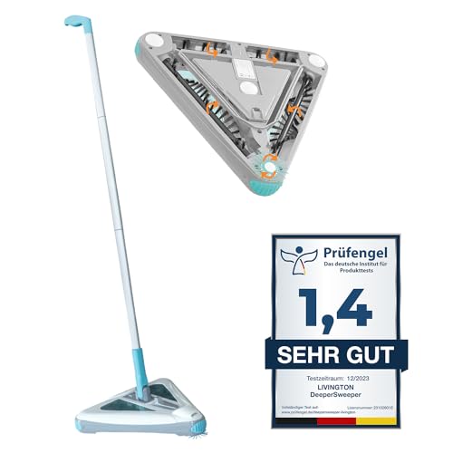 Livington Deeper Sweeper Kabelloser Akku Bodenreiniger Mit 4