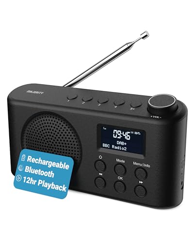 Tragbares Bluetooth Dab Dab Radio Usb C Betrieben