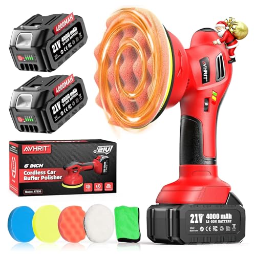 2025 Poliermaschine Auto Akku 2x4000mah Batterie Bis Zu