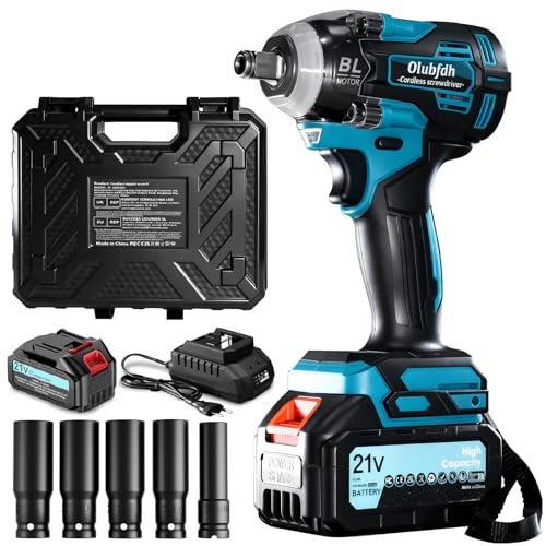 Olubfdh Akku Schlagschrauber Mit 4 0ah Lithium Batterie