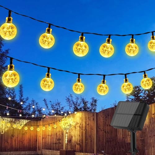 Sonpen Solar Lichterkette Aussen 12m 60 Led Solar