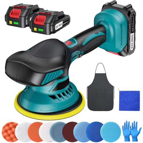 Xiazir Polishing Schnurlose Poliermaschine 6 Zoll Autopolierer Mit