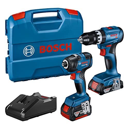 Bosch Professional 18v System Combo Kit Drehschlagschrauber Gdr