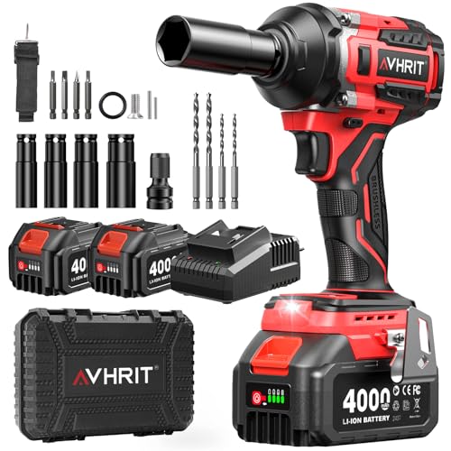 Avhrit Akku Schlagschrauber Mit 2x 4 0ah Lithium