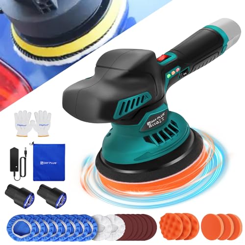 Akku Poliermaschine Auto Poliermaschine Set 22pcs Exzenter Poliermaschine