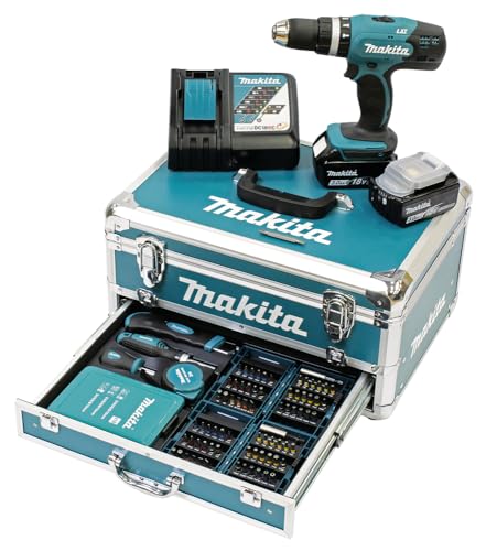 Makita Dhp453rfx2 Akku Schlagbohrschrauber 18 V 3 0