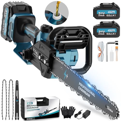 12 Zoll Akku Kettens Ge 2x4000mah Kabellose Elektrokettens