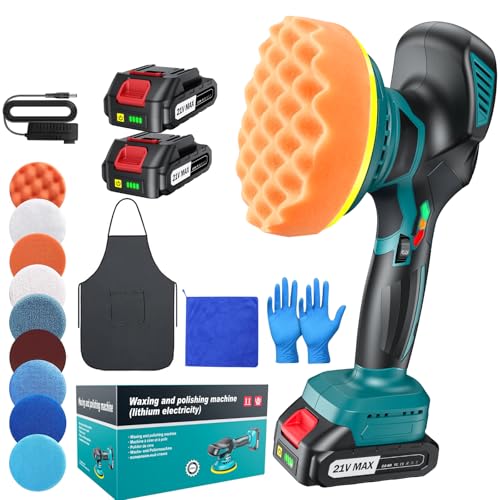 Akku Poliermaschine Auto 150mm Exzenter Mit 2 21v