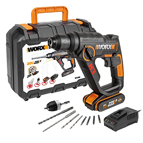 Worx Wx390 Sds Plus Bohrhammer 20v Bohrmaschine Mit