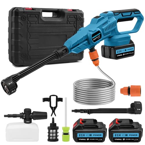 Akku Hochdruckreiniger 120bar Mobiler Hochdruckreiniger Akku Tragbarer Kabelloser