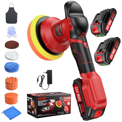 Xiazir Polishing Schnurlose Poliermaschine 6 Zoll Autopolierer Mit