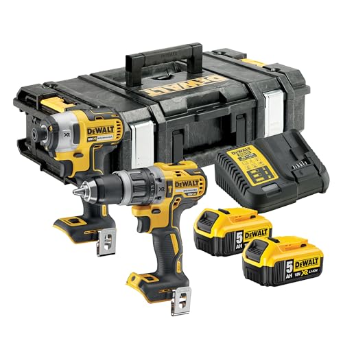 Dewalt 18v Xr Brushless Twin Kit Enth Lt