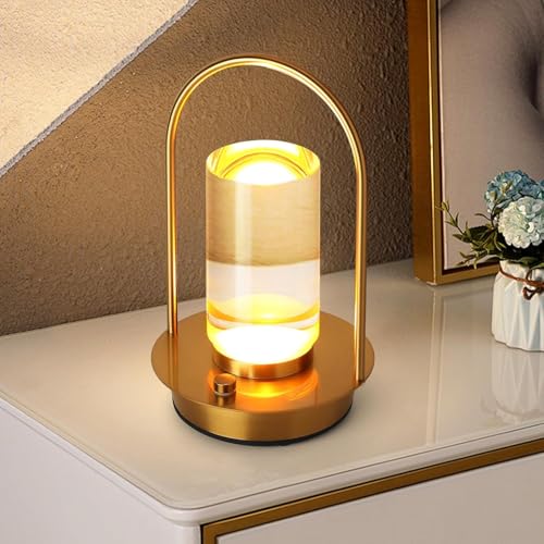 Bomkra Led Dimmbare Tischlampe Kabellos Akku Tischlampe Touch