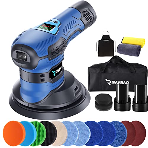 Raybao Poliermaschine Auto Akku 6 Variable Geschwindigkeit 2000