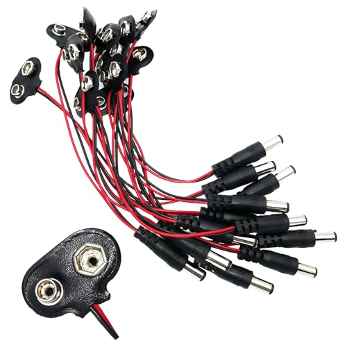 Batterie Clip Anschluss 12 St Ck Cesfonjer 9v