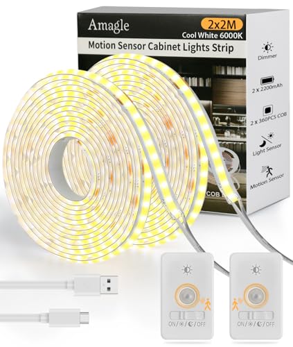 Amagle 2 St Ck Cob Led Streifen 2m